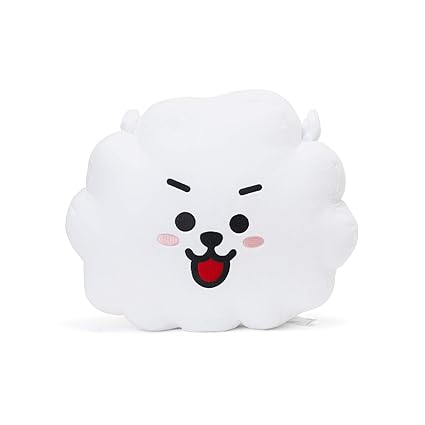 RJ Mini Cushion Stuffed Pillow White BT21 Official ...