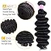 UNice Hair Brazilian Loose Deep Wave Hair 1 Bundle， Unprocessed Human Virgin Hair Weave Extensions Natural Color (16 inch)