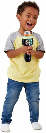 VTech Singing Sounds Microphone Musical Toy with Bluetooth 15 Songs Birthday view 6