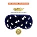Sleeping Mask Cat Adjustable Blindfold - Eye Mask Cotton Eyeshade - Men Women and Kids - Comfortable Natural Eye Cover - Travel Nap Shift Work REM