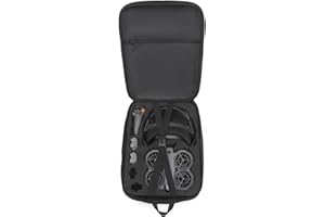 Backpack Case for DJI Neo 2 Goggles N3 Travel Carrying Shoulder Bag EVA Protective Cover Shell Portable Organizer for NEO2 Dr
