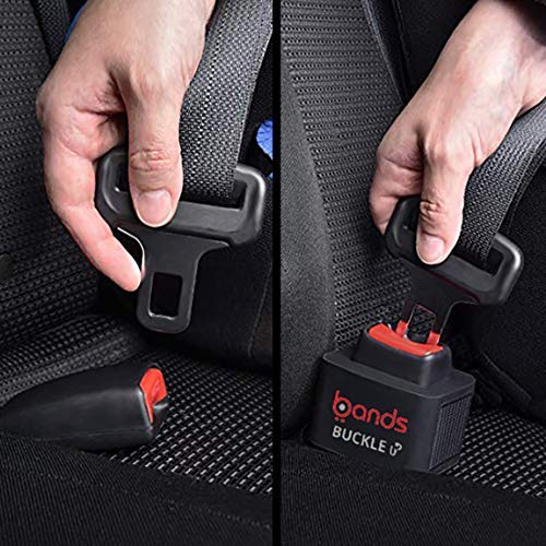Bands 2 Pack Car Seat Belt Buckle Holder Easy Installation Toddler Booster Seat Helper Keeps