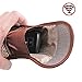 Key Fob Protector Faraday Bag, Faraday Cage Pouch Fob Guard Rfid Key Fob Blocker Protector Signal Blocking Bag Pocket, Block Signal Security Keyless Entry Key Fobs, Car Keys, Rf Anti-Hacking (Brown)
