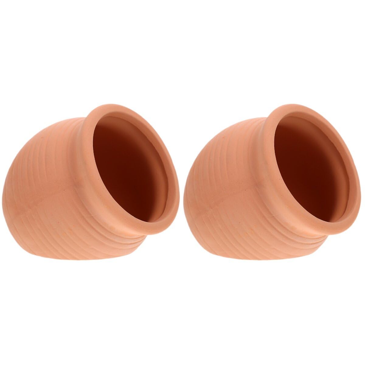 POPETPOP 2pcs Cave Shelter Accessory Landscaping Cichlid Hideaway Fish Crayfish Breeding Hideout Bream for Betta Tunnel Decor Decorative Rest Landscape Pot Hide Spawning Habitat Aquarium