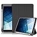 New iPad 9.7 inch 2018/2017 Case with Pencil Holder,iLuen Ultra Slim Lightweight Smart Cover Trifold Stand with Auto Wake/Sleep Magnet protective Funcion,Hard Back Cover for iPad 6th/5th Generation