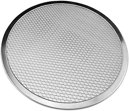 1 piece 6/7/8/9/10/11/12/13/16 Inch Aluminum Thicken Non-stick Net Round Pizza Mesh Pan Baking Tray Kitchen Tool For Cooking