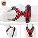 Chai's Choice Dog Harness Vest Medium (Red) | Comfortable & Secure with Adjustable Strap Soft Padded Dog Vest | No-Choke & Easy Control Pet Oxford | 3M Reflective Stripes for Dog Visibility