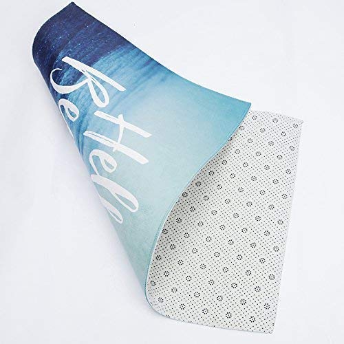 SIMIGREE 23.6 x 15.7 Inch Ocean Beach Theme Door Mats Kitchen