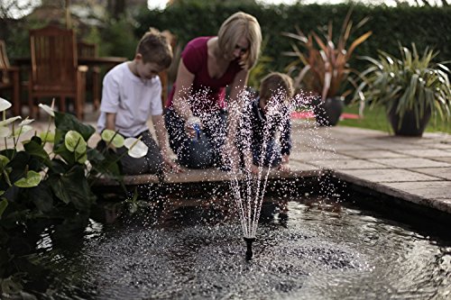 Pennington Aquagarden, Inpond 5 in 1 Pond & Water Pump, Filter, UV Clarifier, LED Spotlight and Fountain, All in One solution for a Clean, Clear, and Beautiful pond, for Ponds up to 300 Gallons - Thumbnail 6