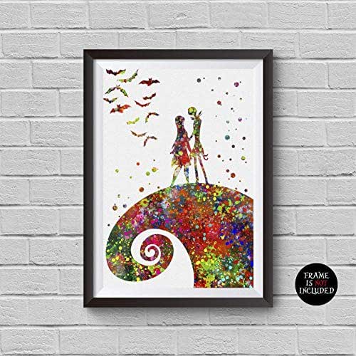Amazon.com: The Nightmare Before Christmas Watercolor ...
