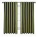NICETOWN Bedroom Curtains Holiday Decor - (Olive Green) 52 inches x 63 inches, Double Panels, Thermal Insulated Rod Pocket/Back Tab Blackout Curtains for Window