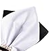 WEBO Bow Tie Rhinestone embellishment Adjustable Bowties(White)