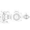 Larcele 22mm Interruttori A Pulsante Con 12V Indicatore,DIY