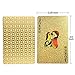 LotFancy 24K Gold Foil Playing Cards, 2 Decks of Cards with Boxes, Waterproof, Plastic, Mosaic Backing, Bridge Size Standard Index, for Table Cards Games, Magic Props