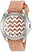 XOXO Women's XO3418 Silver-Tone Watch with Orange Band