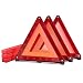 MYSBIKER Emergency Warning Triangles, Roadside Safety Triangle, 3 Pack Foldable Warning Reflective Triangle with Case for Vehicles Breakdown