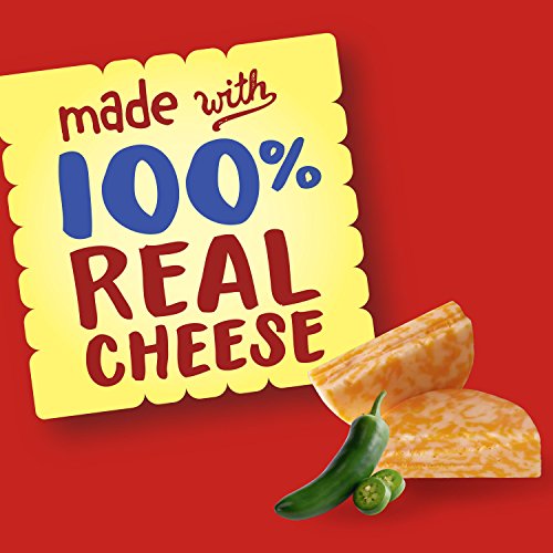 CheezIt DUOZ Baked Snack Cheese Crackers, Jalapeno & Cheddar Jack, 12.