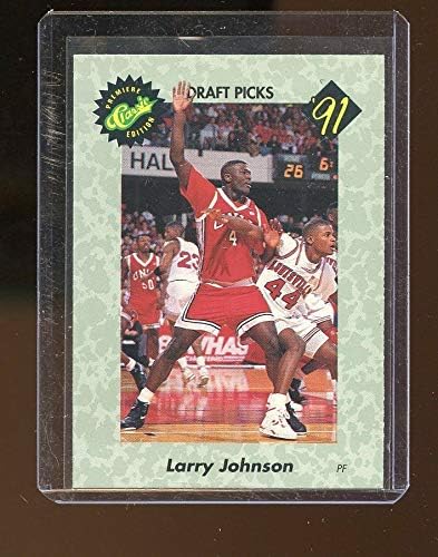 1991 Classic Draft Picks 1 Larry Johnson UNLV Rebels Rookie Card 