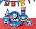 amscan American Greetings Thomas the Tank, Party Supplies, Paper Dinner Plates, 8- Count, Lunch Plates