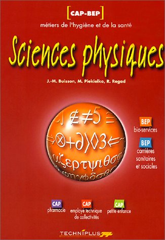 Sciences physiques, CAP-BEP