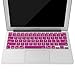 MOSISO Protective Keyboard Cover Skin Compatible with MacBook Air 11 inch (Models: A1370 & A1465), Rose Red