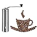 Manual Coffee Grinder, Amado Coarse Coffee Grinder Brushed Stainless Steel Manual Coffee Grinder