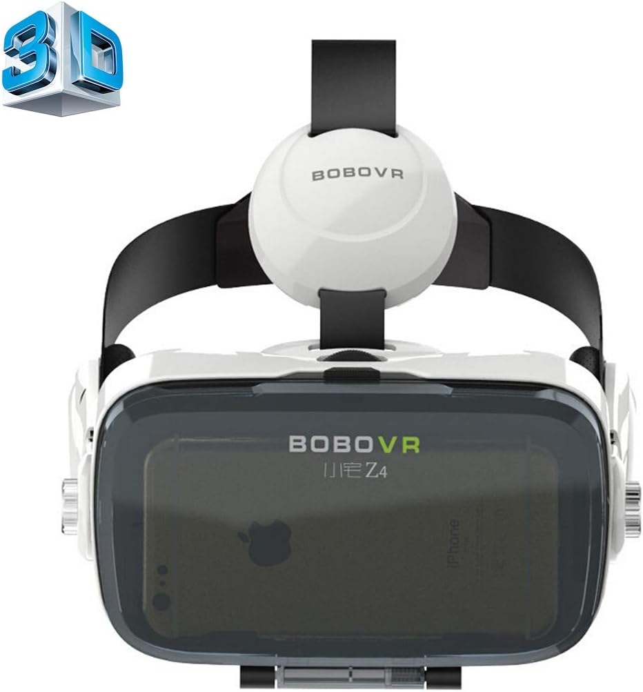 ALEX Xiaozhai BOBOVR Z4 VR BOX Universal Virtual Reality 3D Video Glasses with Headphone for 3.5 to 6.0 inch Smartphones (White + Black) MD
