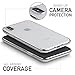 totallee Clear Thin iPhone X Case, Thinnest Soft Cover Slim Flexible TPU - for Apple iPhone X (2017) (Transparent)