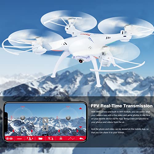 Cheerwing Syma X5SWV3 FPV Drone with 720P Camera for Adults and Kids