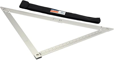 Draper 43761 600mm Folding Square with Case Anodized Aluminium