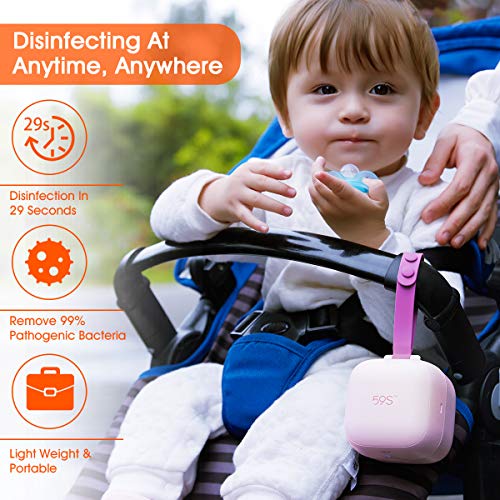 Baby Pacifier Case Sterilizer Portable Nipple Storage Box for Dummy Teether 59S