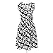 Women's Dress, Laimeng Casual Chiffon Sleeveless Flower Beach Dress (S)