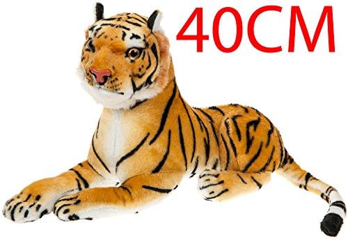 Animal Soft 40 CM Giant Plush Lying Tiger Stuffed Cuddly Large Kids Realistic