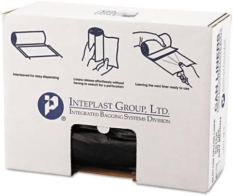 High-Density Can Liner, 43 x 46, 60gal, 16mic, Clear, 25/Roll, 8 Rolls/Carton by LAGASS