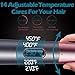 Professional Hair Straightener Curling Iron 2 in 1 Tourmaline Ceramic Twisted Flat Iron for All Hair - Christmas Gifts for Women, Girl, Mom, Girlfriend, Valentine's Day, Mother's Day - LCD Display