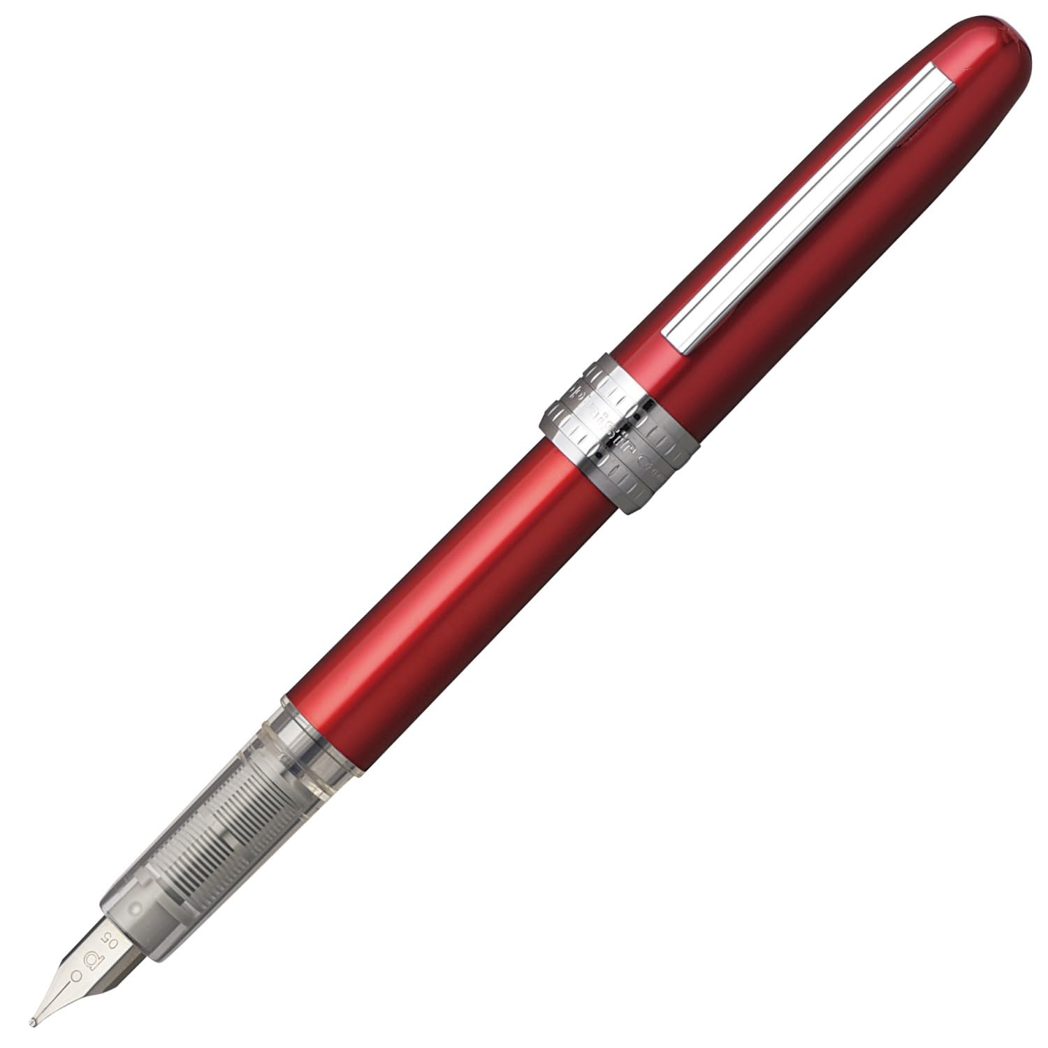 Platinum Fountain Pen, Plaisir Medium Nib, Red (PGB-1000-#70-M),PGB-100025