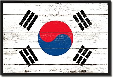 Korea National Country Flag Gifts Shabby Chic Home Decor Office Wall Art Bedroom Livingroom Masteroom Gameroom ManCave Housewarming Decoration 13" x 19"
