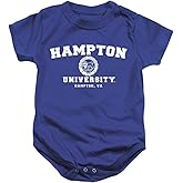 Hampton University Official Circle Logo Unisex Infant Snap Suit for Baby