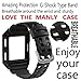Fitbit Ionic Accessory Bands, Manly Case Women Cute Strap Rugged Pro G-shock Like Protective Wristband for Fitbit Ionic Smartwatch