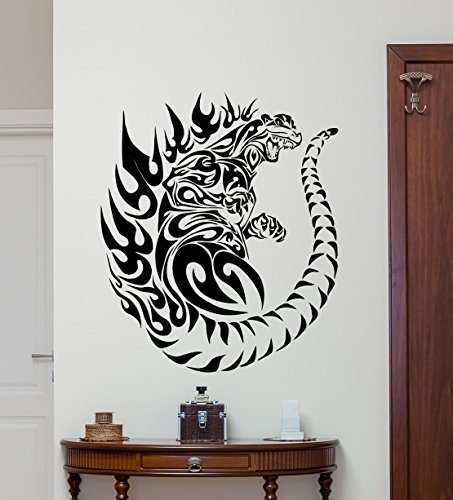 Godzilla Wall Decal Movie Monster Vinyl Sticker Bedroom Wall Art Design Housewares Kids Room Bedroom Decor Removable Wall Mural 83zzz