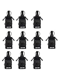 Tenq 10pack Msc-20b Funda de radio multifuncional para Motorola Kenwood Midland Icom Yaesu Baofeng Radio de dos vías
