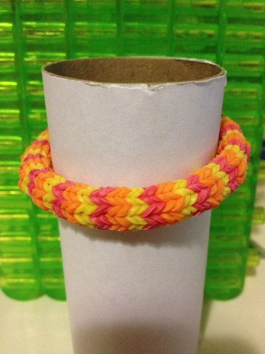 Pin Hexafish Fishtail Rainbow Loom Rubber Band Bracelet In