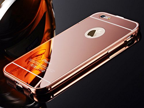 Ultra-thin 24k gold plated luxury aluminum metal mirror…
