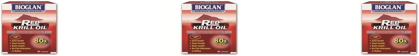 (3 PACK) - Bioglan Red Krill Oil Capsules | 30s | 3 PACK - SUPER SAVER - SAVE MONEY