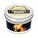 Campfire Smoke 12oz, Triple Wood Wick, Super Scented Soy Candle Tin, Burning Wood Fireplace Candle