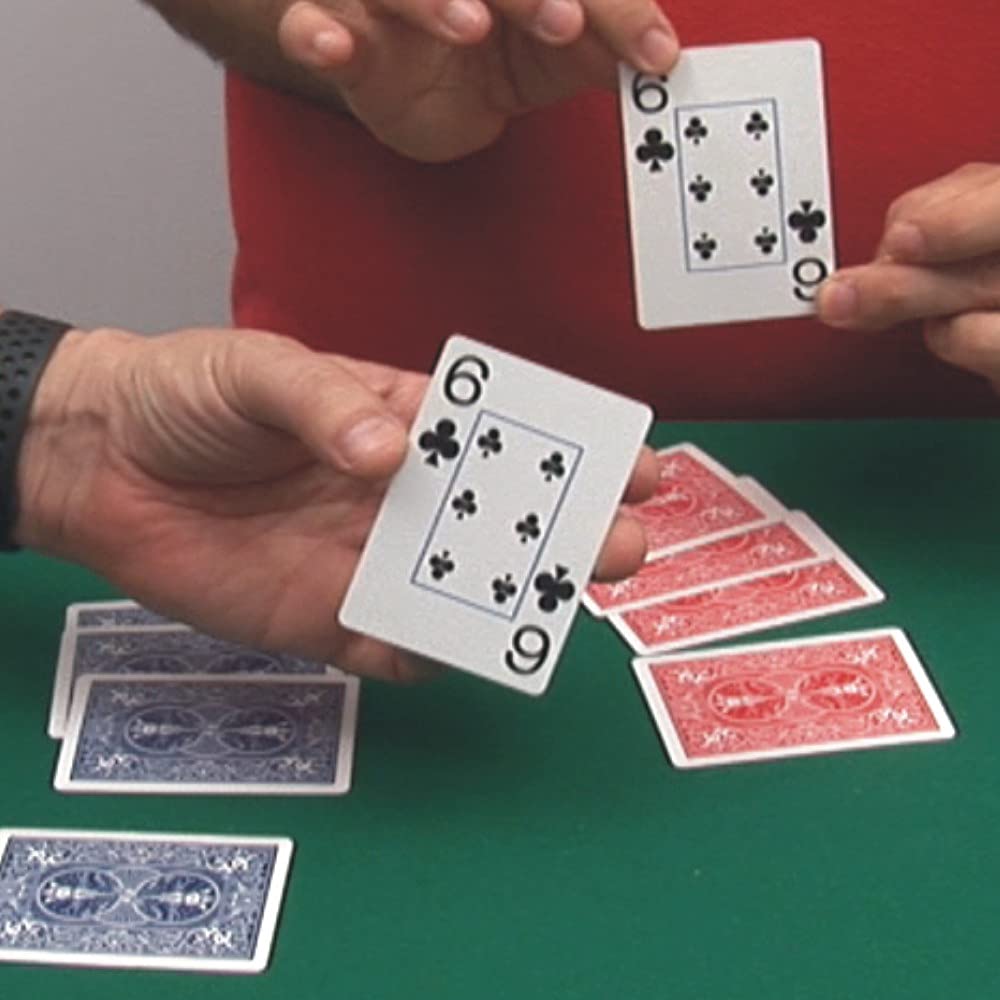 Twin cards - Magic game with video explanations. Much easier to understand. Scroll the image to the left and watch a video demo