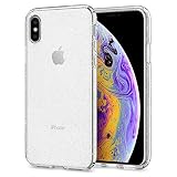 Spigen Liquid Crystal Designed for Apple iPhone Xs Case (2018) / Designed for Apple iPhone X Case (2017) - Glitter Crystal Quartz
