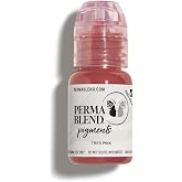 Perma Blend Tres Pink Lip Blush Tattoo Ink 0.5 oz | Vegan Formula Pigment, Professional Tattooing Supplies, Suitable for Microblading