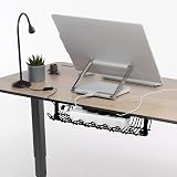 Baskiss 2 Pack 36.5cm Cable Management Tray Under Desk Heavy Metal Cord view 7