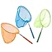 Pack of 3 Butterfly Nets - Telescopic Bug and Insect Catching Nets for Kids - Expands up to 34 Inches, 8 x 14.25 Inches, Green, Blue, Orange